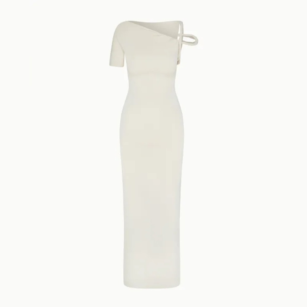 Khy White One-Shoulder Dress
